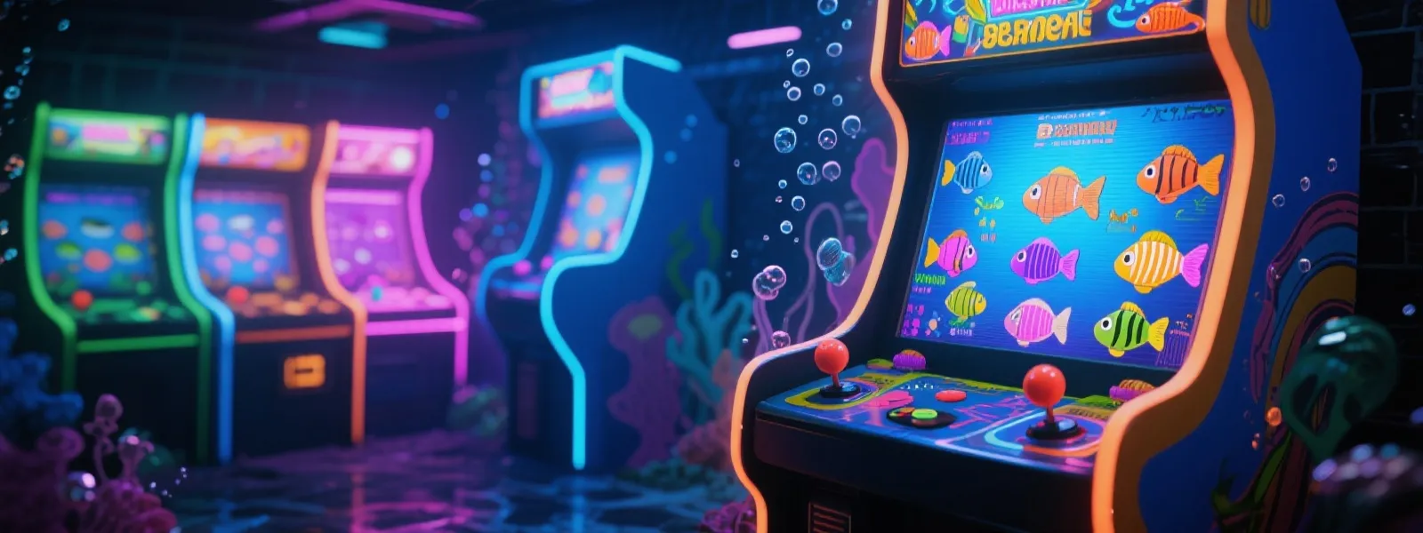 Arcade Fish Shooter Background